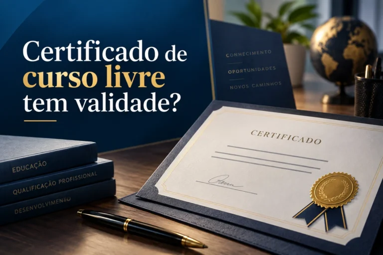 Certificado de curso livre tem validade?
