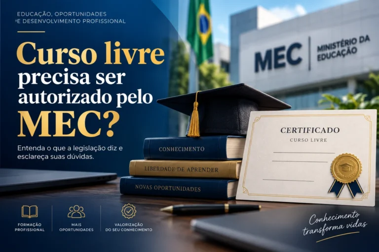 Curso livre precisa ser autorizado pelo MEC?